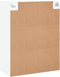 vidaXL - Wandkast - 69,5x34x90 - cm - wit