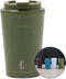 Castagnola Thermosbeker - Koffiebeker To Go - 380 ML RVS Groen