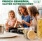 GREEN BEE - Set van 6 grote voorraadpotten - Luchtdicht en vaatwasserbestendig - 2x1500ml + 4x650ml (set van 6)