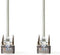 Nedis CAT5e Netwerkkabel - SF/UTP - RJ45 Male - RJ45 Male - 10.0 m - Rond - PVC - Grijs - Envelop