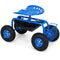 Coast Tuinzit - Tuinwagen - Draaibaar - Verstelbaar - Opbergruimte - Blauw - 150kg