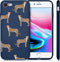 iMoshion Hoesje Geschikt voor iPhone SE (2022) / SE (2020) / 8 / 7 Hoesje Siliconen - iMoshion Design hoesje - Blauw / Meerkleurig / Leopard Animal