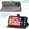 iMoshion Hoesje Geschikt voor iPhone 13 Pro Hoesje - iMoshion Luxe Bookcase - Grijs