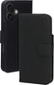 Mobiparts iPhone 16 - Leather Wallet Case - MagSafe Geschikt - Zwart