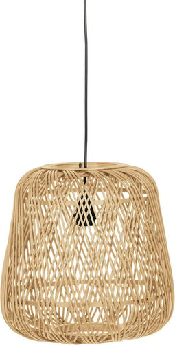 WOOOD Exclusive Moza Hanglamp - Bamboe - Naturel - 36x36x36