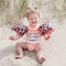 Swim Essentials Rosé Gouden Panterprint - Zwembandjes 0-2 jaar