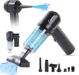 CarMe T94A - Auto Stofzuiger - 2-in-1 Blazen & Zuigen - 12000 PA - Zwart