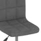 vidaXL - Eetkamerstoelen - draaibaar - 2 - st - fluweel - donkergrijs