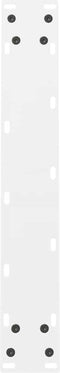 vidaXL - Salontafelpoten - 2 - st - 60x(72-73) - cm - staal - wit