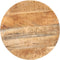 vidaXL - Bartafel - rond - Ã50x110 - cm - ruw - mangohout