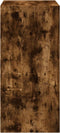 vidaXL - Kledingkast - 77x48x102 - cm - bewerkt - hout - gerookt - eikenkleurig