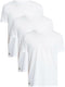 Lacoste Lounge Shirts Heren - T-shirts Regular-Fit - Set van 3 - Wit (3-pack)