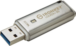 Kingston IronKey Locker+ 50 - USB Drive 16GB - AES-hardwarematige versleuteling - Zilver