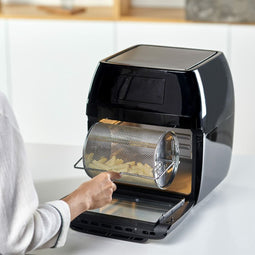 Black & Decker BXAFO1200E - Heteluchtfriteuse 12 l 1700 W - 8 programma's Zwart