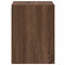 vidaXL - Garagewandkast - bewerkt - hout - bruin - eiken