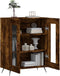 vidaXL - Dressoir - 69,5x34x90 - cm - bewerkt - hout - gerookt - eikenkleurig
