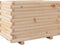 vidaXL - Plantenbak - 70x40x49,5 - cm - massief - grenenhout