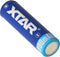 Xtar 14500 - 800 mAh 3,6 V tot 3,7 V beschermde Li-ionbatterij 50,5 x 14,3 mm
