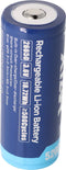 XTAR 26650 - 5200 mAh, 3,6 V - 3,7 V Li-Ion-batterij, PCB-beschermd, 26,5 x 68,2 mm