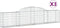 vidaXL - Schanskorven - 3 - st - gewelfd - 300x30x60/80 - cm - gegalvaniseerd - ijzer