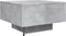 vidaXL - Salontafel - met - LED-verlichting - 55x55x31 - cm - betongrijs