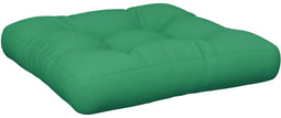 vidaXL - Palletkussen - 58x58x10 - cm - stof - groen