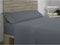 Verstelbaar onderlaken Alexandra House Living QUTUN Grijs 90 x 200 cm 90 x 1 x 200 cm
