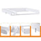 Woltu Aankleedopzetstuk voor Commode – Wit – MDF – 80 x 74,5 x 8,5 cm