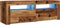 vidaXL - Tv-meubel - met - LED - 120x35x40 - cm - bewerkt - hout - oud - hout