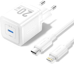Vention TZ-FEPW0-EU-02 - 20W GaN Oplaadkit - USB-C naar USB-C Kabel - Wit