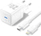 Vention TZ-FEPW0-EU-02 - 20W GaN Oplaadkit - USB-C naar USB-C Kabel - Wit