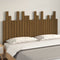 vidaXL - Hoofdbord - wandmontage - 146,5x3x80 - cm - grenenhout - honingbruin