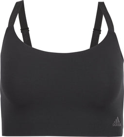 Adidas Scoop Lounge Bra - Sport - Innovatieve ribstof - Zwart