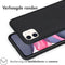 iMoshion Hoesje Geschikt voor iPhone 11 Hoesje Siliconen - iMoshion Color Backcover - Zwart