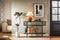 SoBuy FSB90-SCH - Console tafel - Multifunctioneel gangmeubel met 3 opbergplanken - Zwart 110x39x76 cm