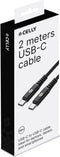 Celly USBCUSBC100W - USB-C to USB-C 2 Meter Cable 100W