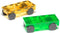 Magna Tiles - 2 stuks Cars Auto's Clear Colors - Constructiespeelgoed