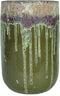 PTMD Kaysa Ronde Bloempot - H65 x Ø42 cm - Geglazuurd Keramiek - Groen