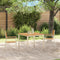 vidaXL - Stapelbare - Tuinstoelen - 2 - stuks - van - Massief - Acaciahout - en - RVS
