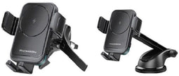 THOMSON Telefoonhouder - Met inductielader - Twee montagesystemen: ventilatierooster en zuignap
