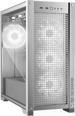 ASUS TUF Gaming GT302 - Midtower Behuizing - ARGB Verlichting - Wit