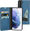 Mobiparts Galaxy S21 - Wallet Case - Extra opbergvak - Blauw