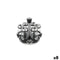 Kruidenrek van roestvrijstaal Quttin 17,8 X 17,8 X 16,3 CM (6 Onderdelen) (8 Stuks)