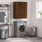 vidaXL - Wandkast - 69,5x34x90 - cm - bruin - eikenkleur