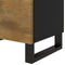 vidaXL - Nachtkastjes - 50x33x60 - cm - massief - mangohout - en - bewerkt - hout
