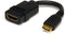 Startech.com HDACFM5IN - HDMI mini naar HDMI - 12,7 cm - Zwart