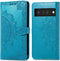 iMoshion Hoesje Geschikt voor Google Pixel 6 Hoesje Met Pasjeshouder - iMoshion Mandala Bookcase - Turquoise