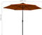 vidaXL - Parasol - met - metalen - paal - 300 - cm - terracottakleurig
