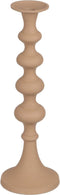 Kaarshouder 13 x 13 x 39,5 cm Beige Aluminium