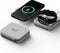 Xtorm 2 in 1 Draadloze Oplader iPhone - 15W Wireless Charger - Opvouwbaar Design - Geschikt voor o.a. iPhone, Airpods en Apple Watch - Grijs